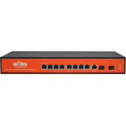 Wi-tek WI-PMS310GF-UPS+ 8GE+2SFP ports 24V-48V mixed L2 managed ups no-break poe switch with 8-Port poe Cene