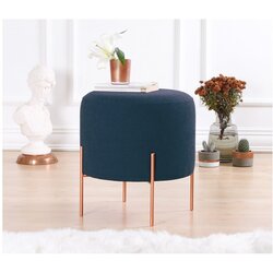 Balcab Home Copper 50 - Navy Blue Navy Blue Pouffe Cene