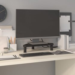 vidaXL Kutni stalak za monitor crni 49 x 28 x 10,5 cm Cijene