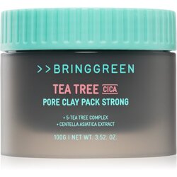 BRINGGREEN Tea Tree Cica Pore Clay Pack Strong kremasta maska za masno lice sklono aknama 100 g Cene