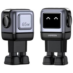 Ugreen polnilnik Nexode Robot GaN 65W, 25685B, siv Cene