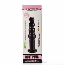 X-Men 10inch Extra Girthy Butt Plug Black II XMEN000161 Cene