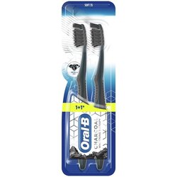 Oral-b četkica za zube charcoal whitening therapy 35 soft 1+1 crna Cene