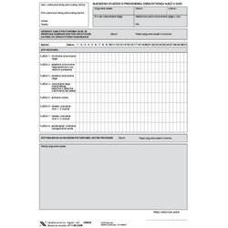 NARODNE NOVINE-UT 1-06-23/06 MJESEČNO IZVJEŠĆE O PROVEDENOJ ZDRAVSTVENOJ NJEZI U KUĆI; Blok 100 listova, 21 x 29,7 cm Cene