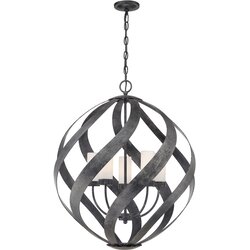 Quintiesse QN-BLACKSMITH-5P-OBK -Spoljni luster BLACKSMITH 5xE14/40W/230V IP44 crna Cene
