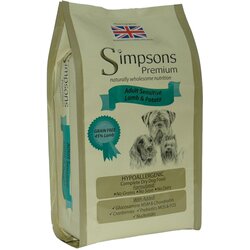 Simpsons Premium Sensitive Adult jagnjetina & krompir - Varčno pakiranje: 2 x 12kg Cene