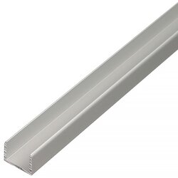 KANTOFLEX Aluminijasti U profil Kantoflex (2.000 x 15,9 x 15 mm, debelina: 1,5 mm, eloksiran aluminij) Cene