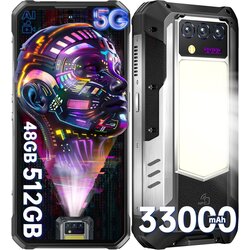 Oukitel WP100 Projector 5G 16GB/512GB Black Cene