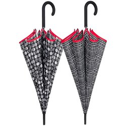 PERLETTI Dežniki Parapluie 61 cm assorted wind-resistant Siva Cene