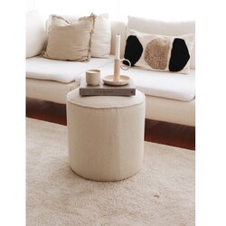 Atelier Del Sofa Tabure 43x45cm, Krem Cijene