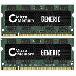 COREPARTS 4GB pomnilniški modul 800MHz DDR2 Major SO-DIMM KIT 2x2GB za Apple Cene