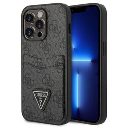 Guess Futrola za iPhone 14 Pro Max 4G DOUBLE CARD TRIANGLE BLACK Cene