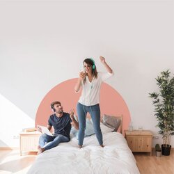 Wallity Stiker za zid MB-00109, 100x60 cm, Boja breskve Cene