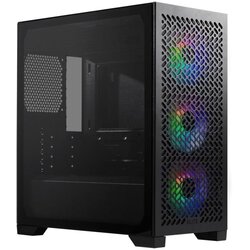 Cooler Master Case Elite 302 Black, Mid-Tower, mATX 3x120mm ARGB fans Cene