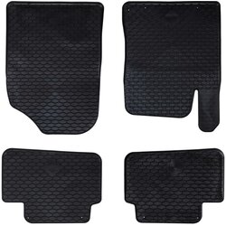 vidaXL Avto preproga 4 pcs Črna primeren za Hyundai i30 2017 Guma, (5000204246) Cene