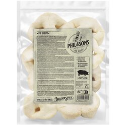 Phil & Sons napihnjeni svinjski gobci - Varčno pakiranje: 5 x 10 kosov Cene