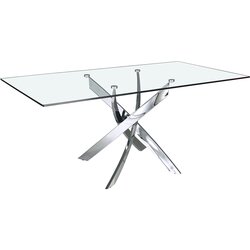 Angel Cerdá Pravokotna steklena jedilna miza, (20591857) Cene