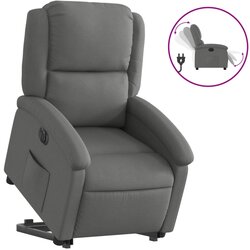 Maison Chic Električni naslanjač - Relax naslanjač s funkcijo vstajanja temno siv, (22061699) Cene