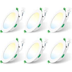 ALUSSO 6x 95 mm LED vgradni reflektorji s 3 barvnimi temparaturami - 5W Cene