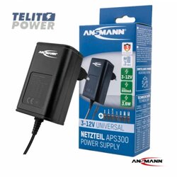 Ansmann aps 300 univerzalni ac/dc adapter 3-12V maksimalno 600mA Cene