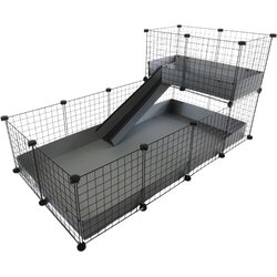 CC Modular cage 4x2 + Loft 2x1+ grey ramp Cene