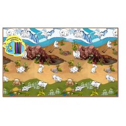 ROLLMATZ podloga za igranje dinosaurus + 6 flomastera 200 x 120cm Cene