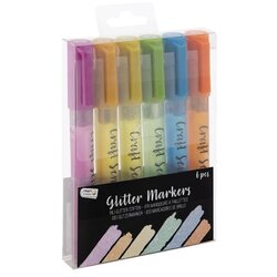 Set svjetlucavih markera 6 kom (glitter markeri) Cijene