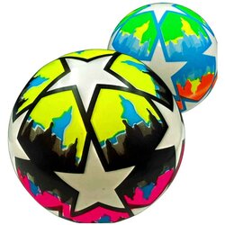 Plastična lopta Neon Stars 230 mm – za igru na plaži i otvorenom Svijetla Cene
