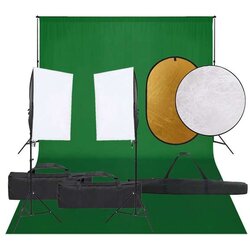  Komplet za foto studio z lučmi, ozadjem in odbojnikom Cene