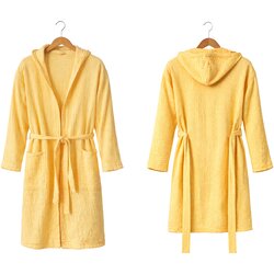 Dormeo Pamučni muslin kućni ogrtač senf boje L/XL Cijene