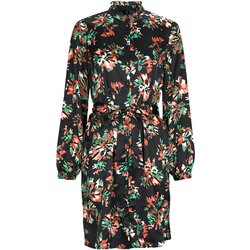 Vero Moda Kratke obleke VMCANA L/S ABK SHIRT DRESS WVN BTQ Črna Cene