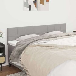  Uzglavlja 2 kom svjetlosiva 100x5x78/88 cm od tkanine Cijene