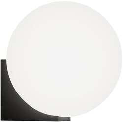 SULION crna zidna svjetiljka Obi, ø 15 cm Cene
