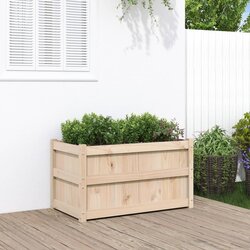 vidaXL Vrtna sadilica 90x50x50 cm od masivne borovine Cijene