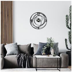 Wallity dekorativni metalni zidni sat Enzoclock - S027 Cene