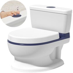 Ricokids Interactive Children's Potty with Melodies - RK-290 in White and Blue, (21740443) Cene