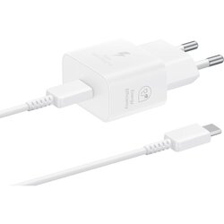 Samsung HIŠNI POLNILEC EP-T2510XWE (Type C) + EP-DN980BWE (Type C-Type C) QC 25W - bel original (Eu Blister) Cene