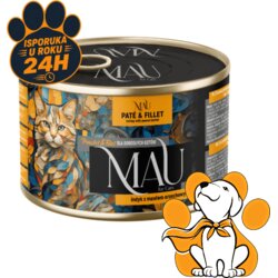 Mau Pate & Fillet Adult Turkey 185g, Konzerva Za Mačke Sa Ukusnom Ćuretinom Cene