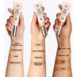 IT Cosmetics Your Skin But Better CC + Nude Glow CC krema za sjaj lica SPF 40 Fair Porcelain 32 ml Cene