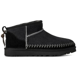 Ugg Snežke Classic Ultra Mini Biarritz črna barva, 1171538.BLK Cene