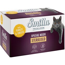 Smilla Sterilised zdjelice 6 x 100 g - Puretina i sir Cene