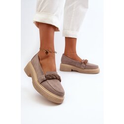 Zazoo Women's Suede Moccasins with Decoration Cappuccino Cijene