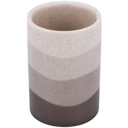 Quartz držač četkica stojeći stone braon Cene