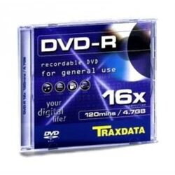Traxdata OPTIČKI MEDIJ DVD-R 16X SLIM BOX 1 Cene