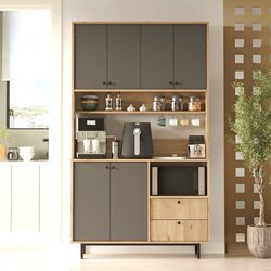 Hanah home Višenamjenska komoda RE7-SA, 120 x 205 x 35,5 cm, Hrast Cijene