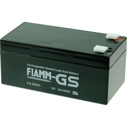 FIAMM PB-12-3\,4-4\,8 FG20341 svinčeni akumulator 12 V 3.4 Ah svinčevo-koprenast (Š x V x G) 134 x 66 x 65 mm ploščati vtič 4\,8 mm brez vzdrževanja\, nizko samopraznjenje, (20439552) Cene