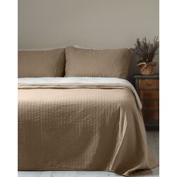 Limasso set prošiveni prekrivač i jastučnice myra oxford tan Cijene