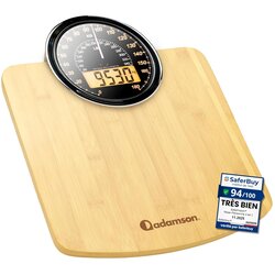 ADAMSON hibridna osebna tehtnica 2v1, digitalna in analogna tehtnica do 180 kg Cene