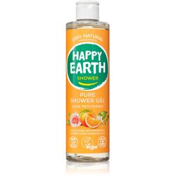 Happy Earth 100% Natural Shower Gel Rose Petitgrain gel za prhanje 300 ml Cene