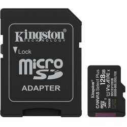 Kingston canvas select plus microsd 128gb class10 uhs-i adapter (sdcs3/64gb) spominska kartica